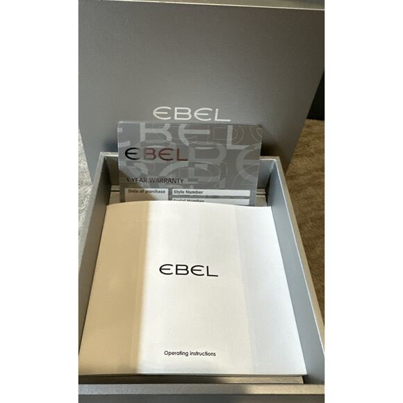 NEW Ebel E-Type Women\'s Watch Steel Quartz 9087C21 Stainless 27503767 w/ORG box main image 2